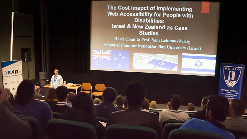 Harel presenting