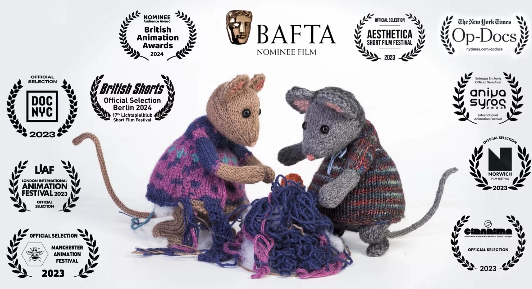 ‘A screenshot of our online meeting with people smiling.’