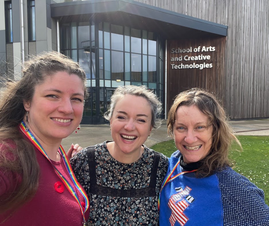 Tilley, Sam and Hutch (from left to right) at York Univeristy.