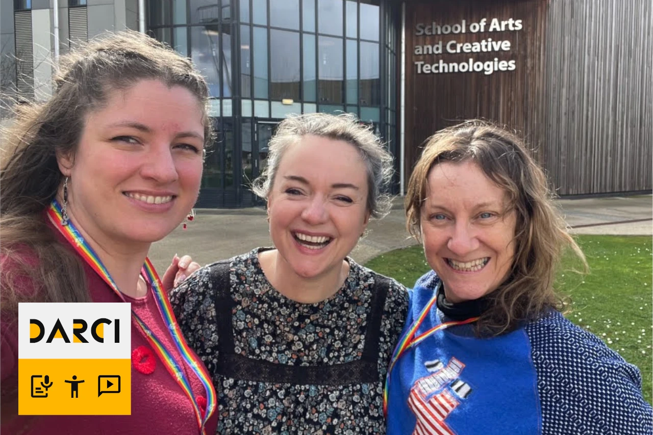 Tilley, Sam and Hutch (from left to right) at York Univeristy.