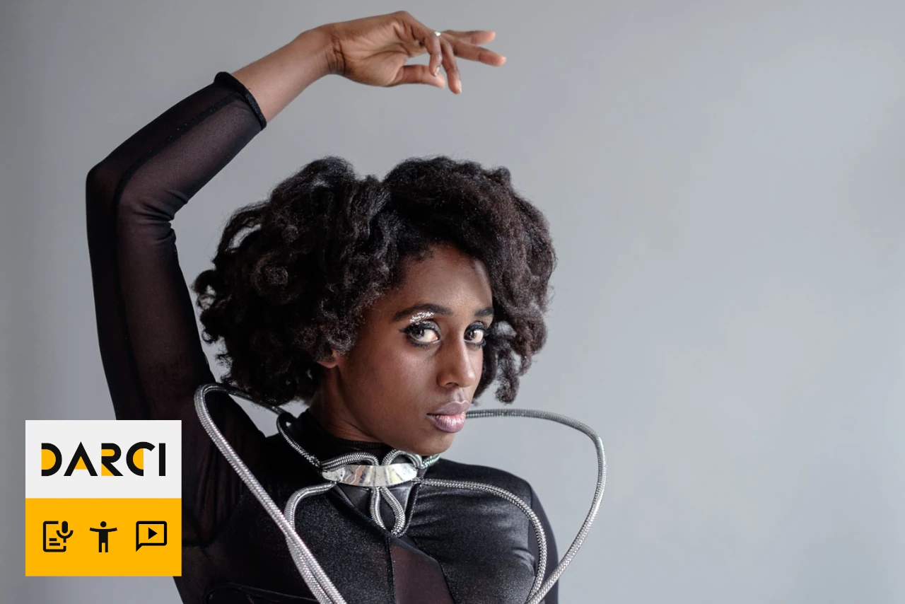 Photo of Nwando dancing.