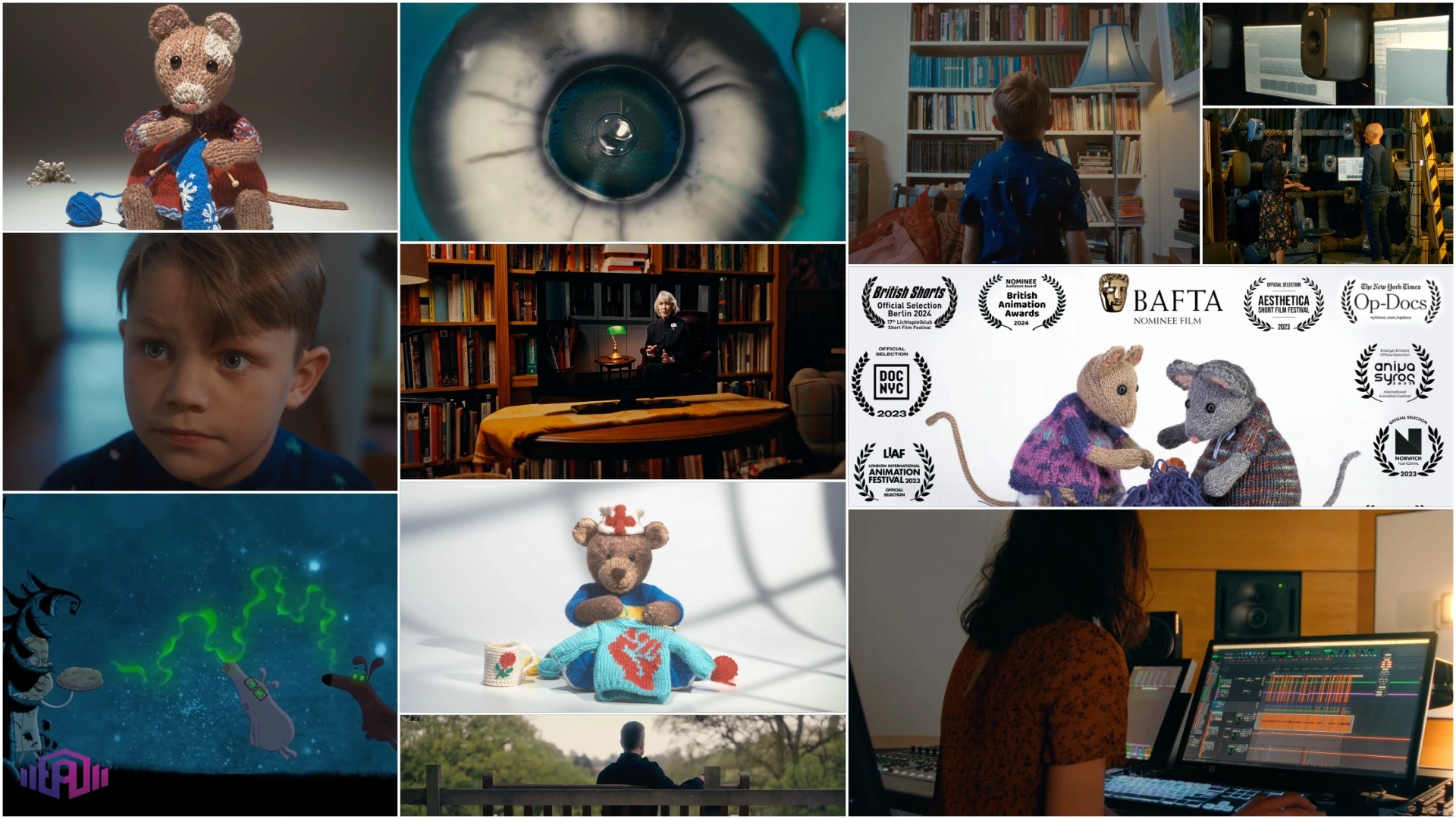 A collage of images featuring the films EAD work on.