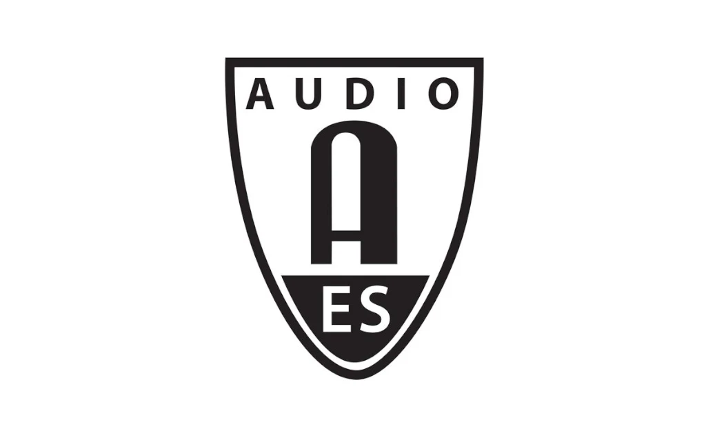 The logo of AES.