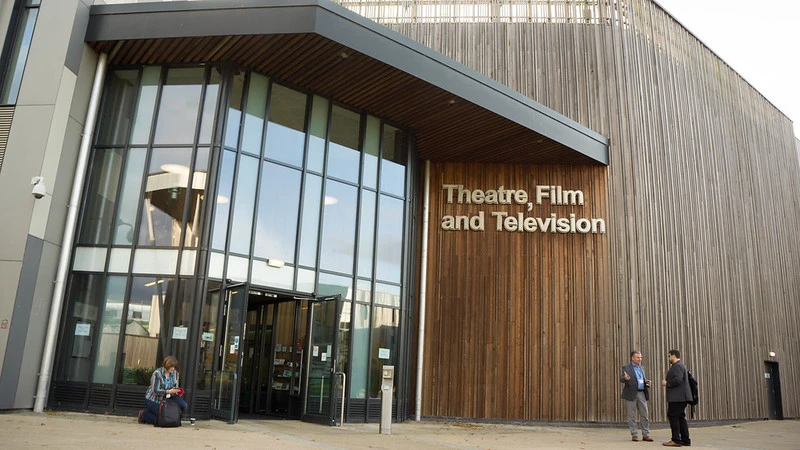 A photo of the Theatre, Film and Television Department at the University of York.