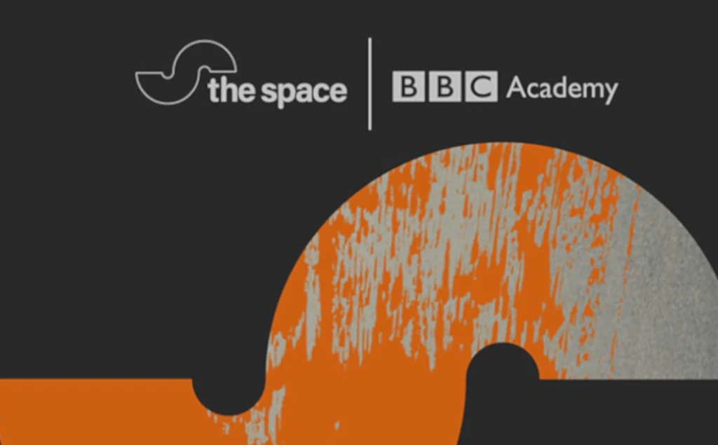 The logo of The Space & BBC Academy.